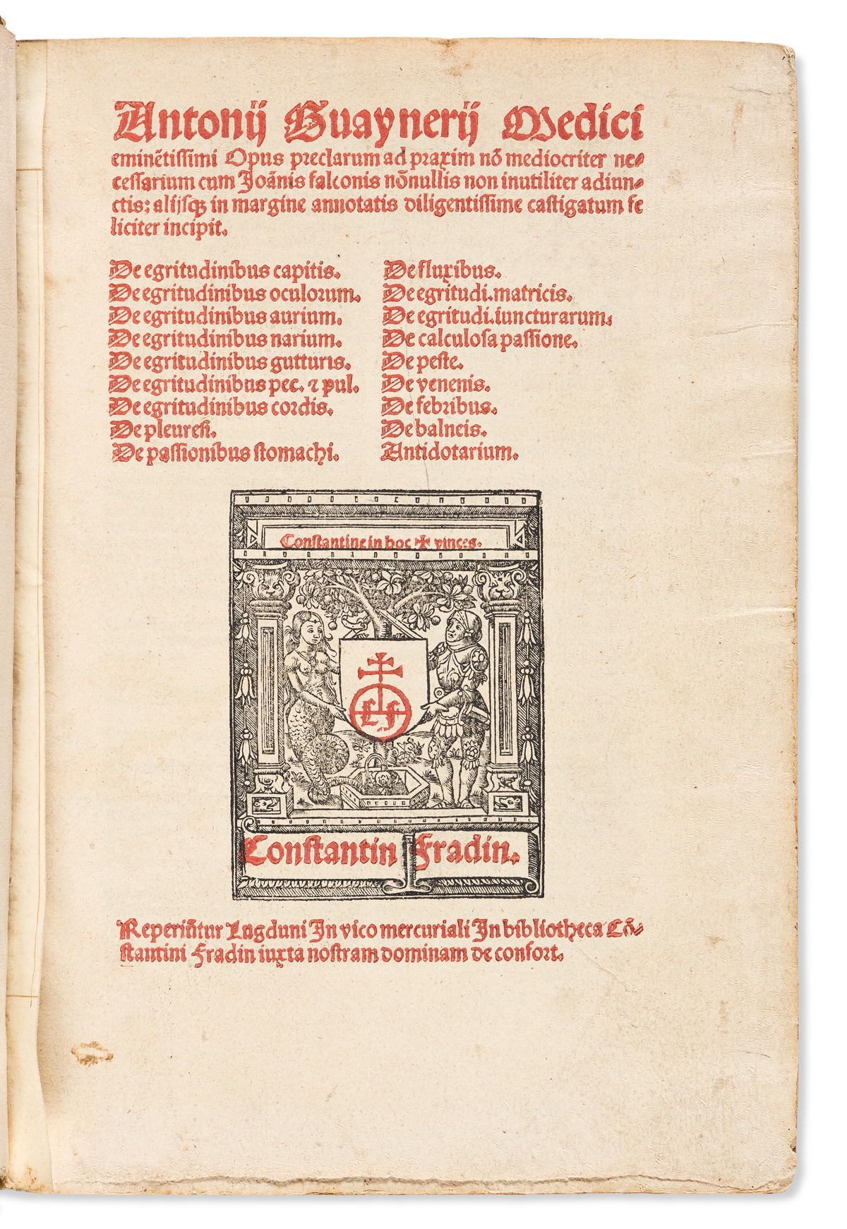 Womens Health. Antonio Guainerio (d. 1440) Opus Preclarum ad Praxim Non Mediocriter Necessarium.